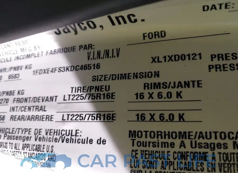 1FDXE4FS3KDC46516# 9