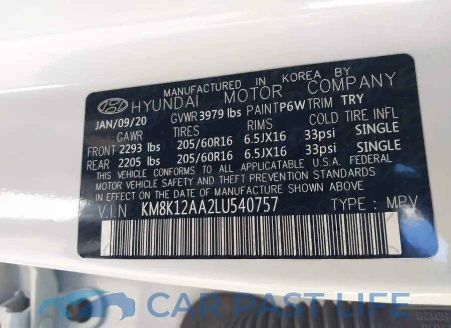 KM8K12AA2LU540757# 9