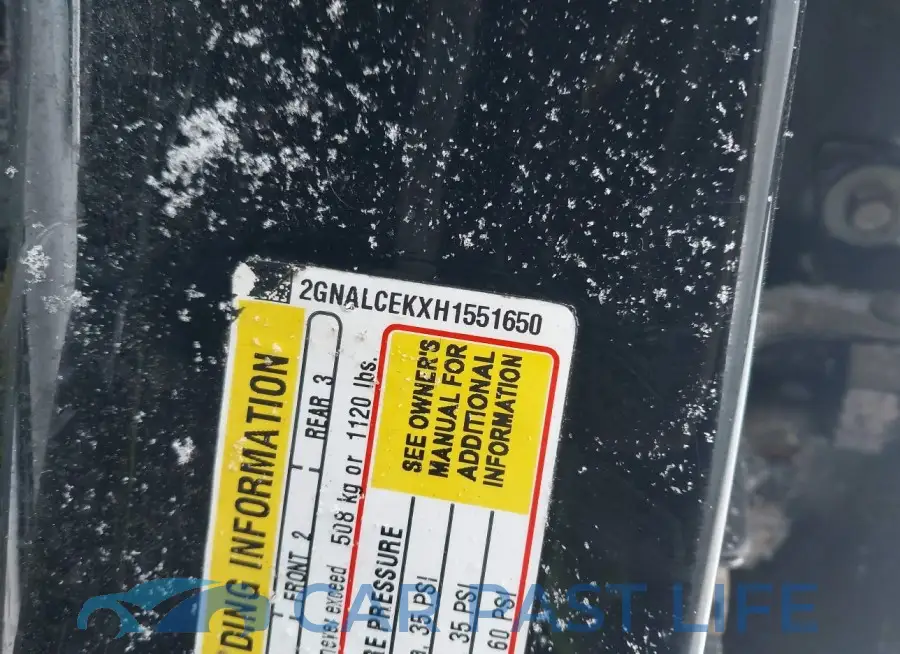 2GNALCEKXH1551650# 9