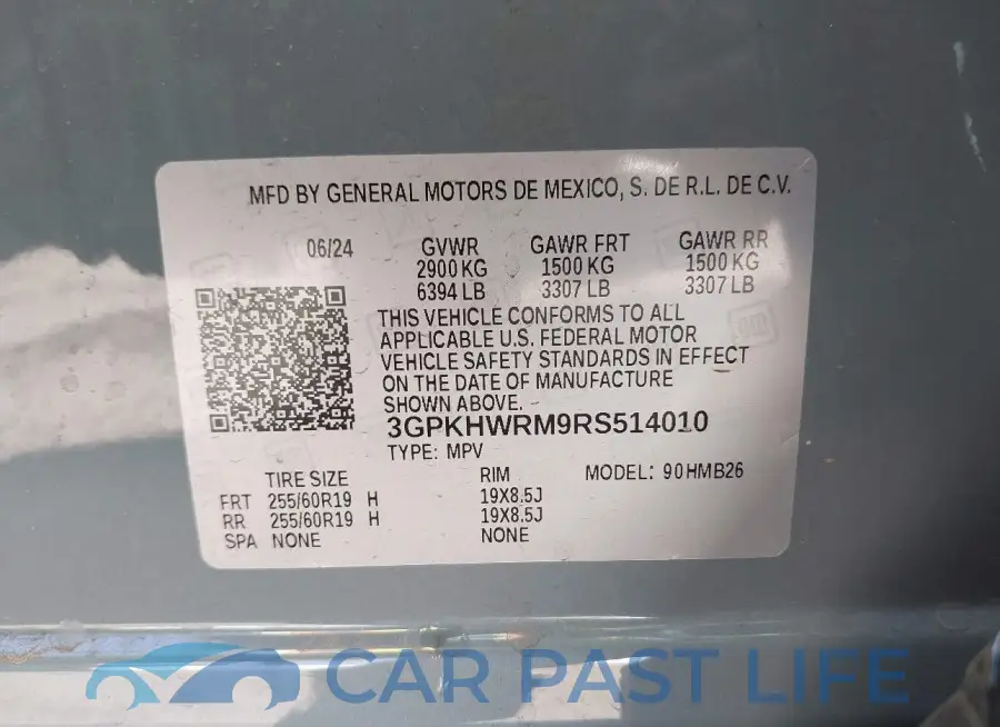 3GPKHWRM9RS514010# 9