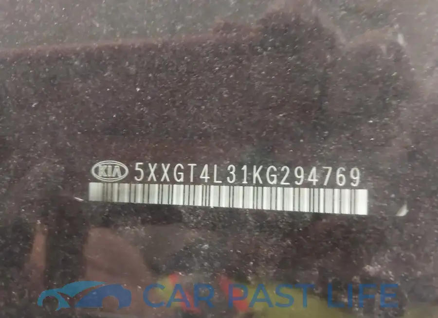 5XXGT4L31KG294769# 9