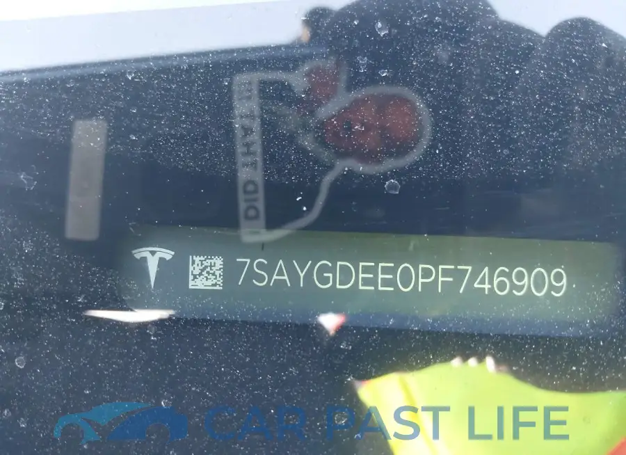 7SAYGDEE0PF746909# 9