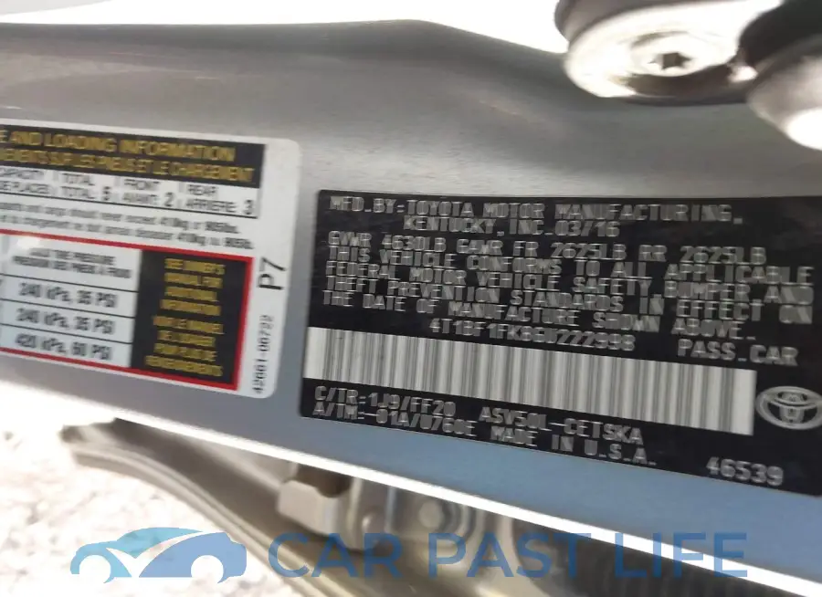 4T1BF1FK8GU222998# 9