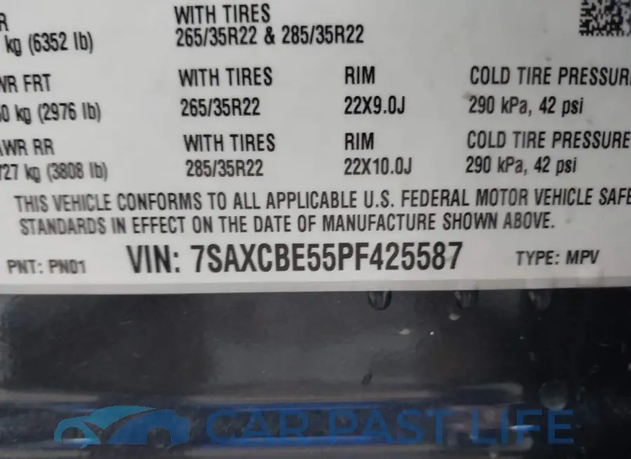 7SAXCBE55PF425587# 9