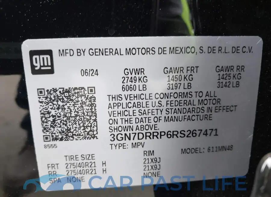 3GN7DRRP6RS267471# 9