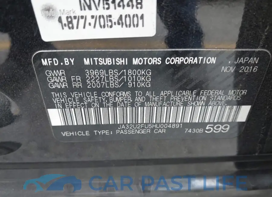 JA32U2FU5HU004891# 9