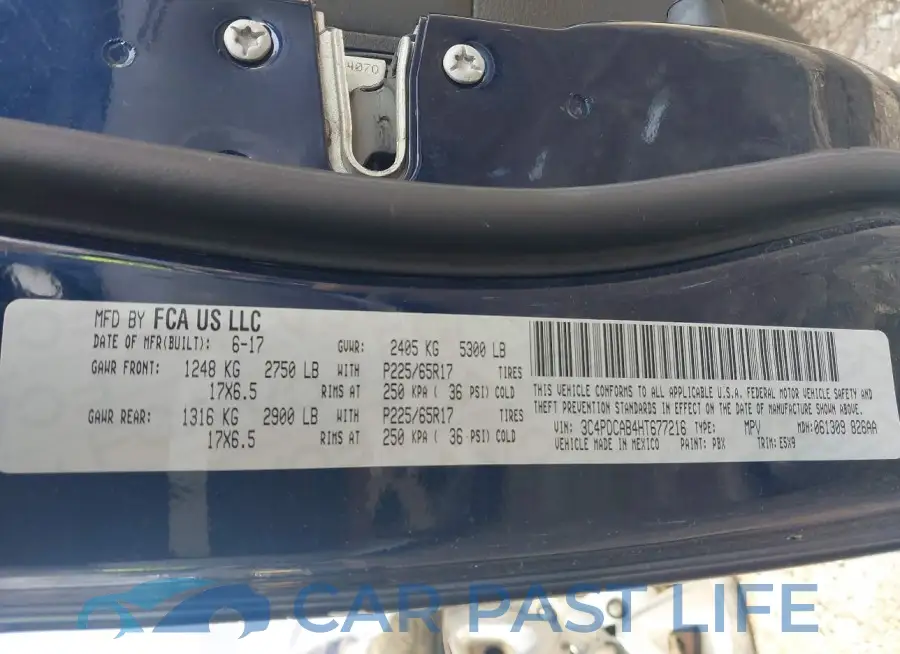 3C4PDCAB4HT677216# 9