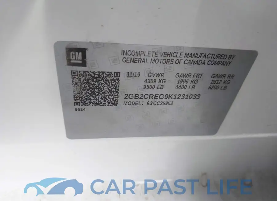 2GB2CREG9K1231033# 9