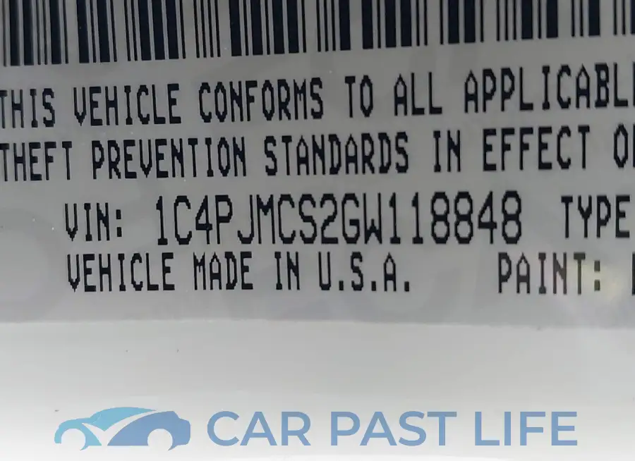 1C4PJMCS2GW118848# 9