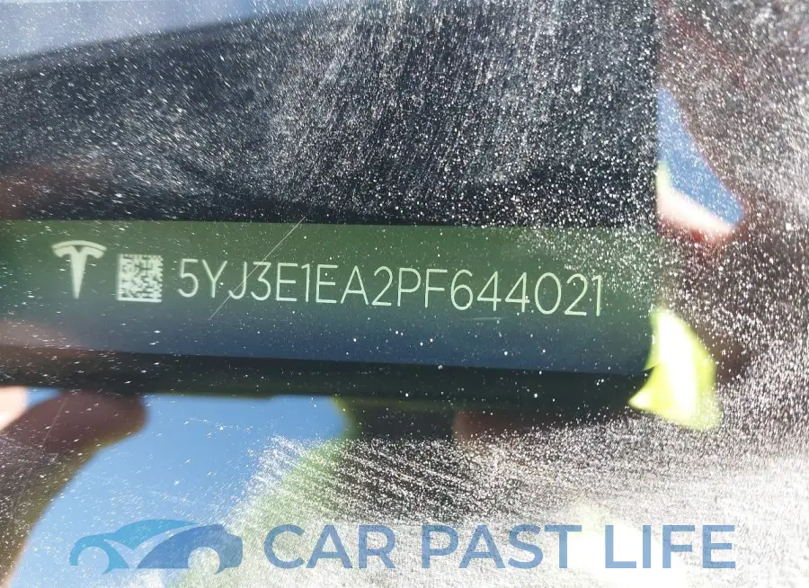 5YJ3E1EA2PF644021# 9