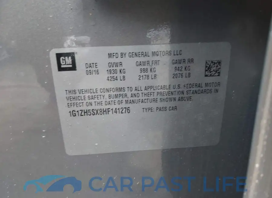 1G1ZH5SX8HF141276# 8