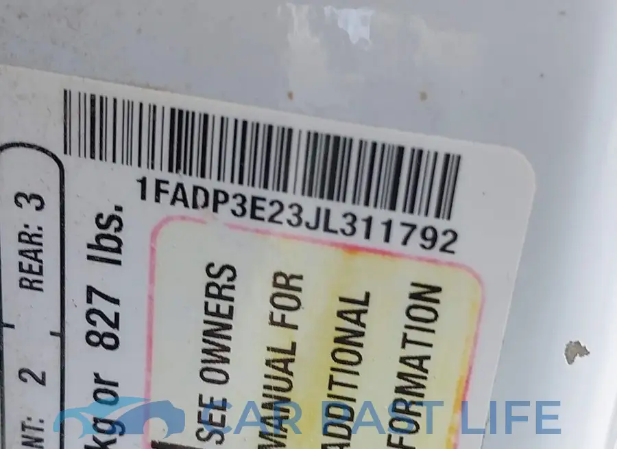 1FADP3E23JL311792# 9