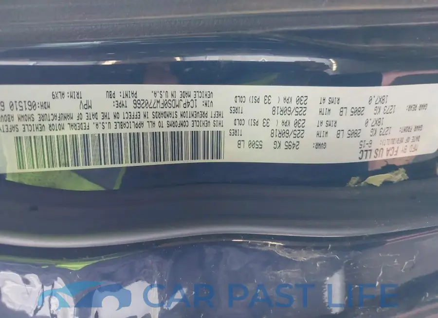 1C4PJMDS0FW770266# 9