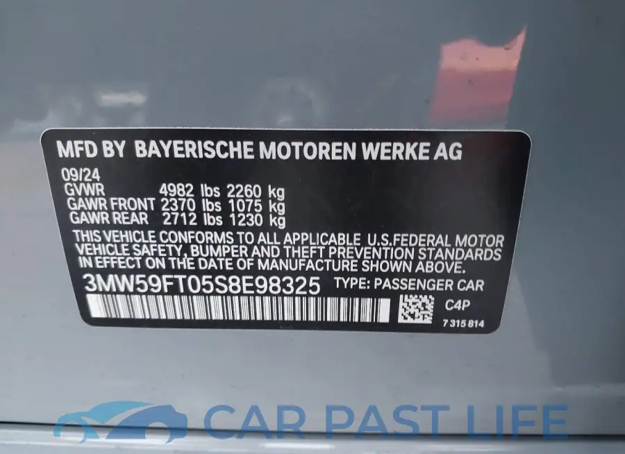 3MW59FT05S8E98325# 9
