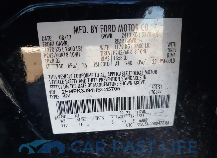 2FMPK3J94HBC45705# 9