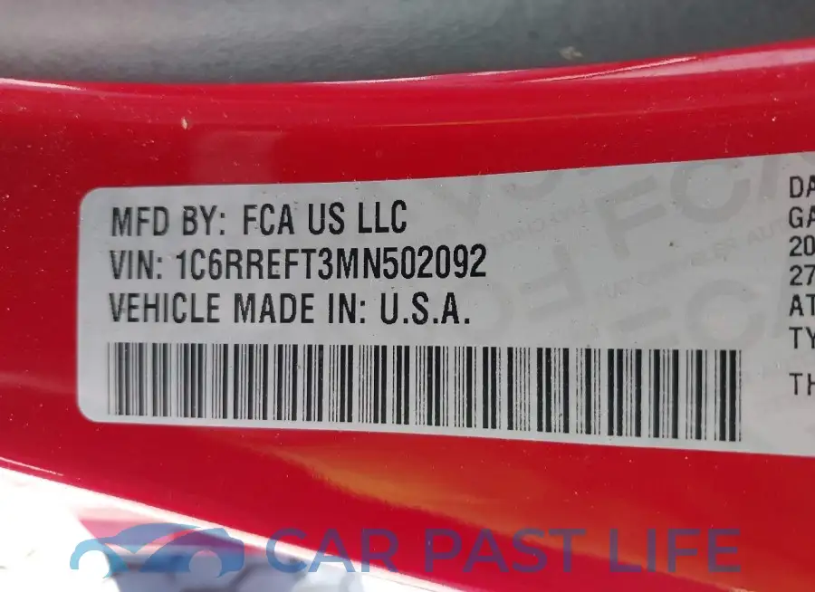 1C6RREFT3MN502092# 9