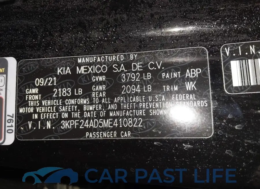 3KPF24AD5ME410822# 9