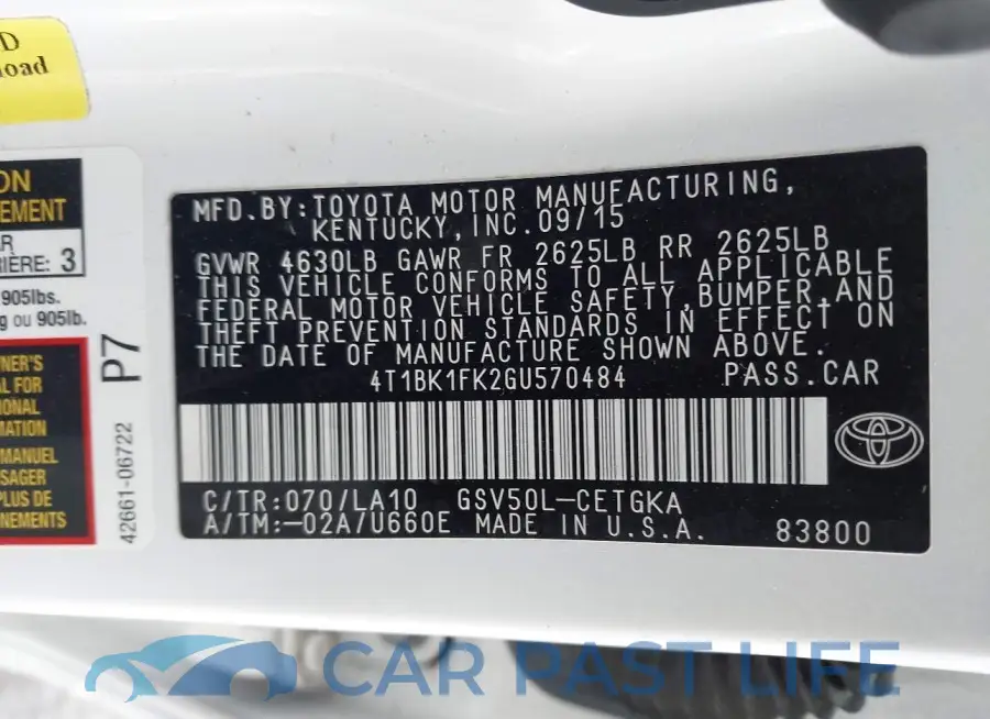 4T1BK1FK2GU570484# 9