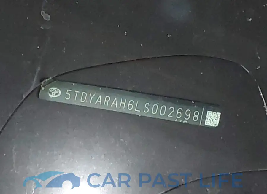 5TDYARAH6LS002698# 9