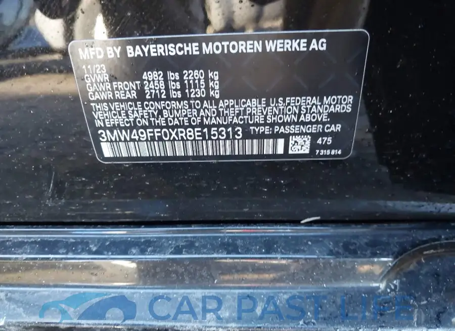 3MW49FF0XR8E15313# 9