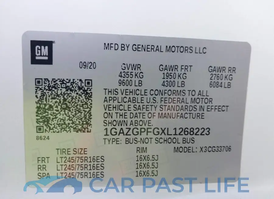 1GAZGPFGXL1268223# 9