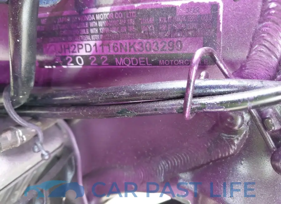 JH2PD1116NK303299# 10