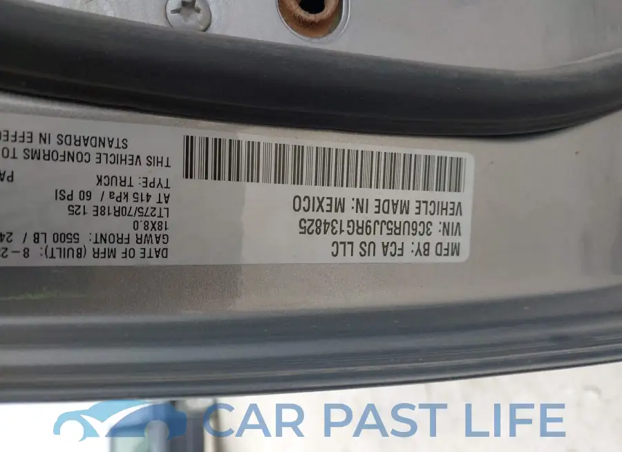 3C6UR5JJ9RG134825# 9