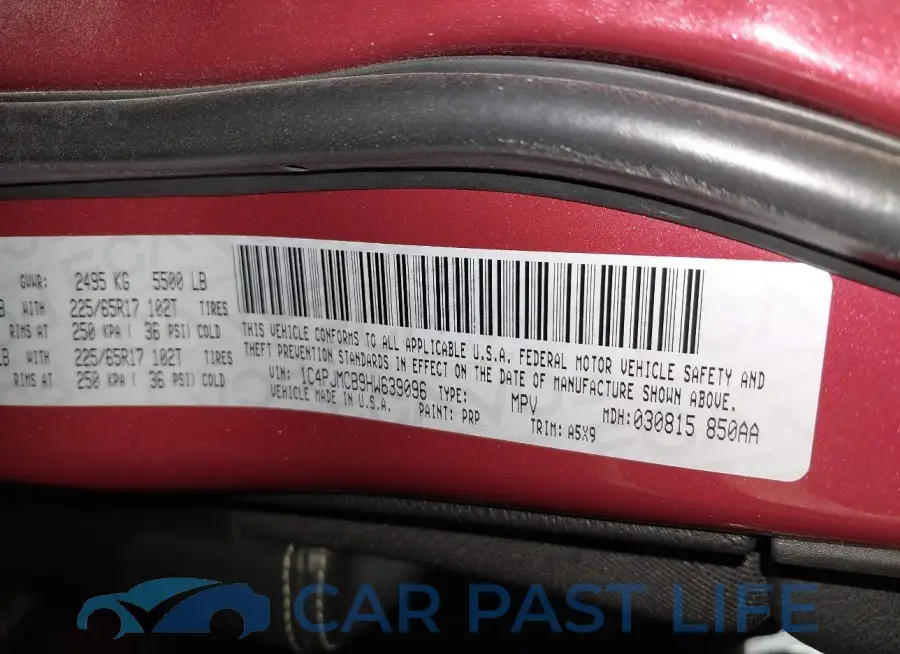 1C4PJMCB9HW639096# 9