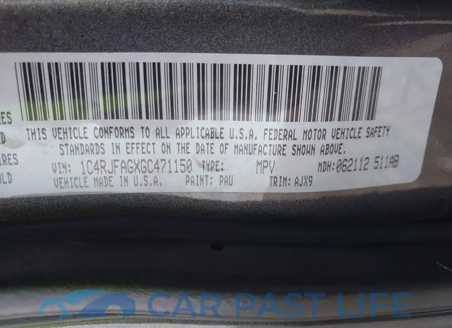 1C4RJFAGXGC471150# 9