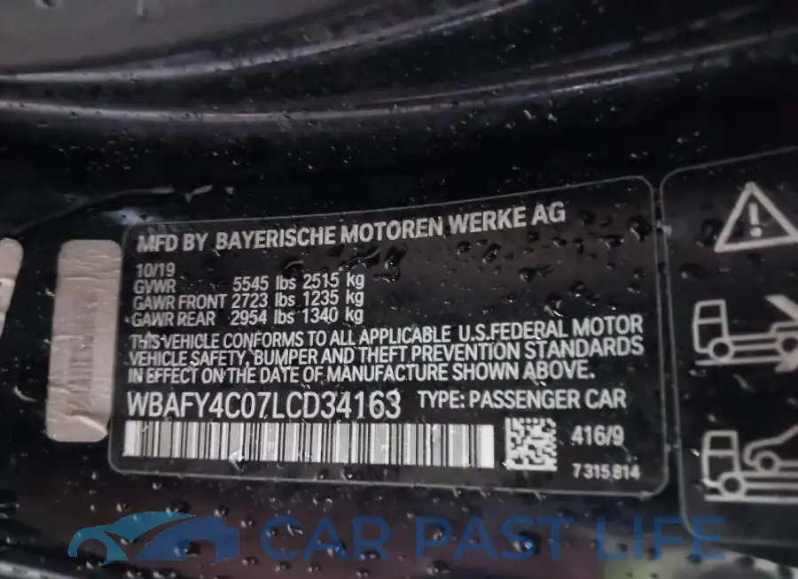 WBAFY4C07LCD34163# 9