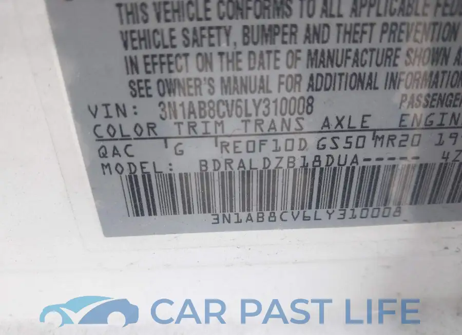 3N1AB8CV6LY310008# 9