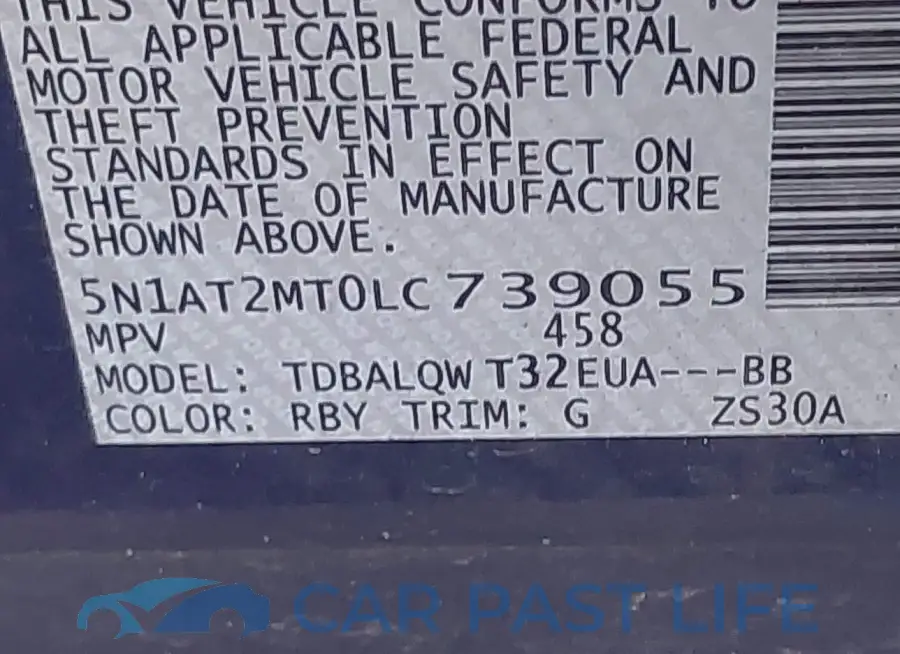 5N1AT2MT0LC739055# 9