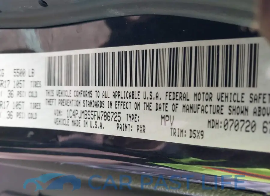1C4PJMBS5FW786725# 9