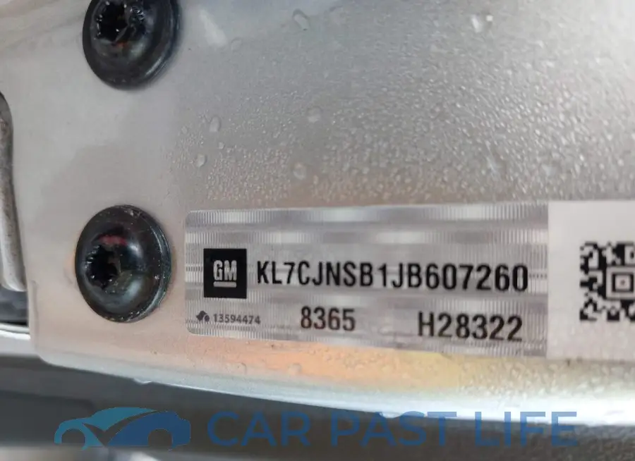 KL7CJNSB1JB607260# 9