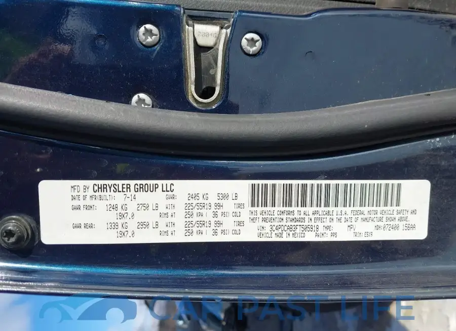 3C4PDCAB3FT505918# 9