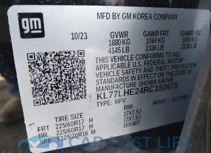 KL77LHE24RC150975# 9
