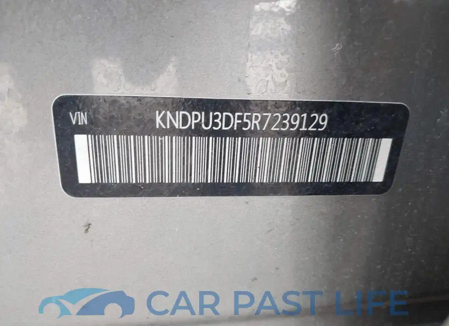 KNDPU3DF5R7239129# 9
