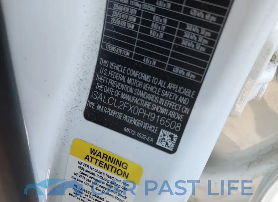 SALCL2FX0PH916508# 9