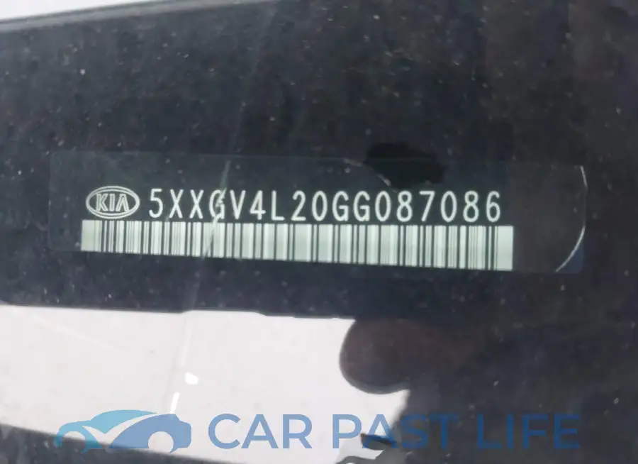 5XXGV4L20GG087086# 9