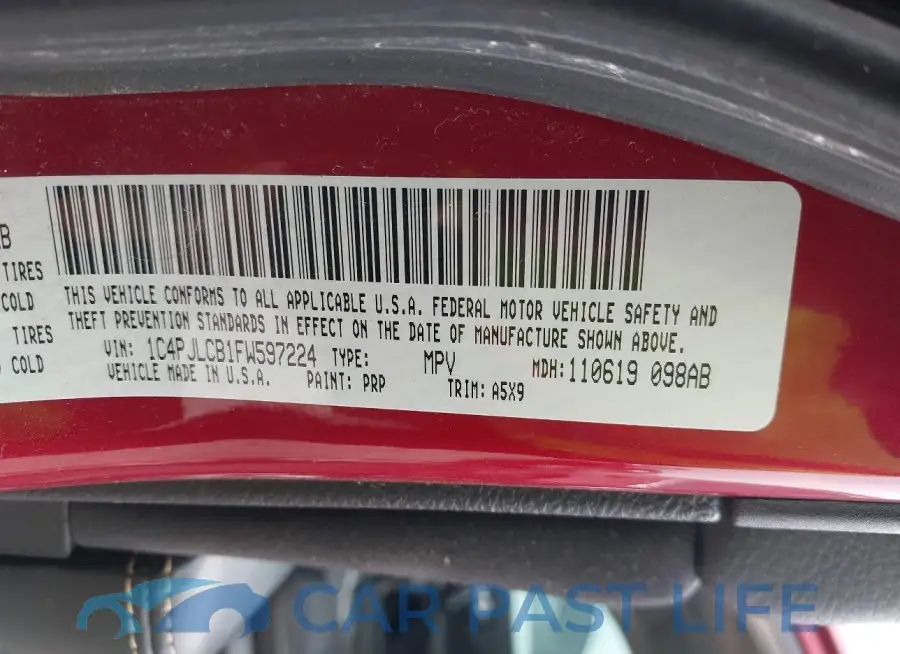 1C4PJLCB1FW597224# 9