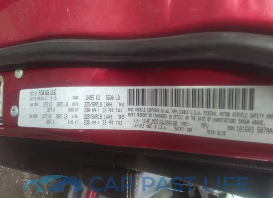 1C4PJMDS1GW180160# 9
