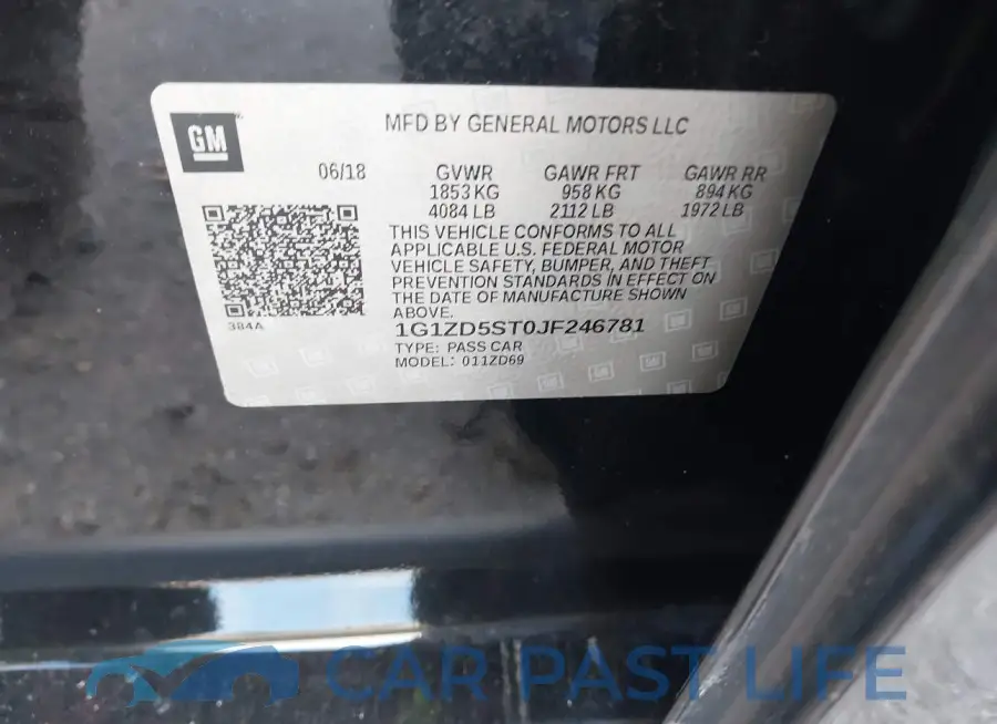 1G1ZD5ST0JF246781# 9