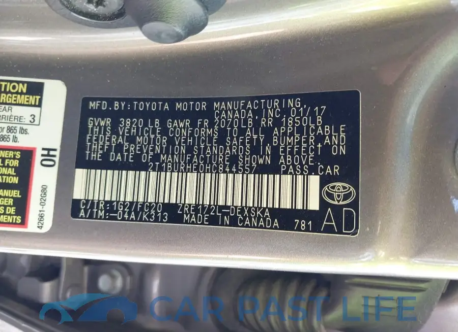 2T1BURHE0HC844557# 9