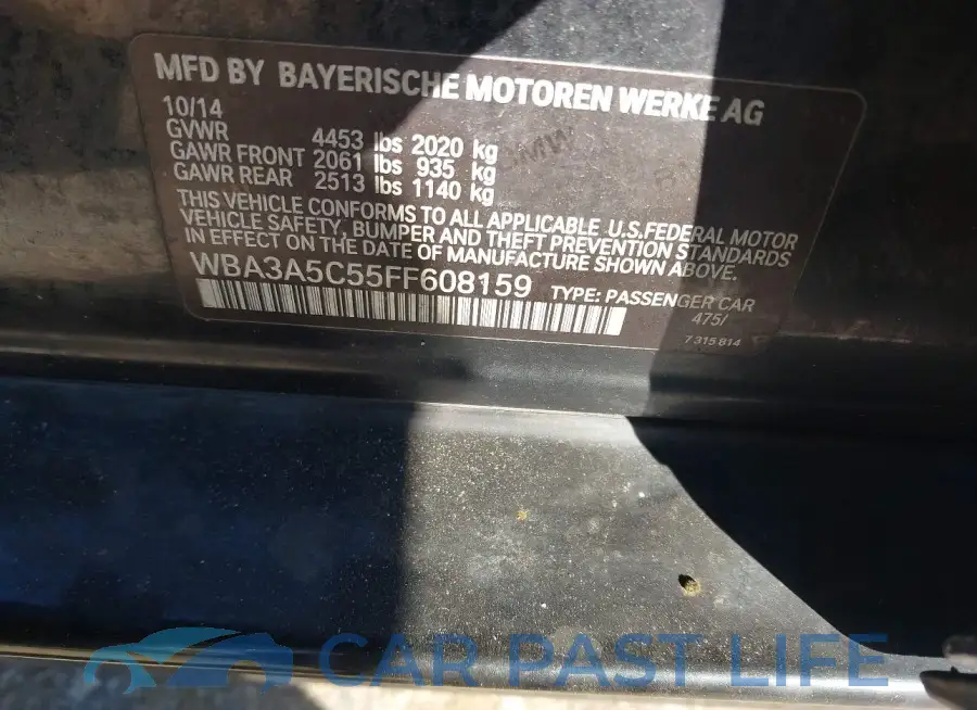 WBA3A5C55FF608159# 9