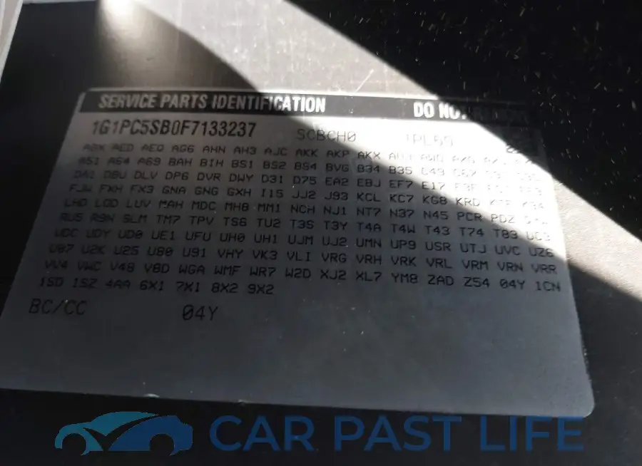 1G1PC5SB0F7133237# 9