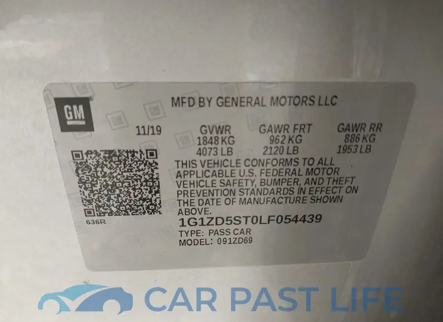 1G1ZD5ST0LF054439# 9
