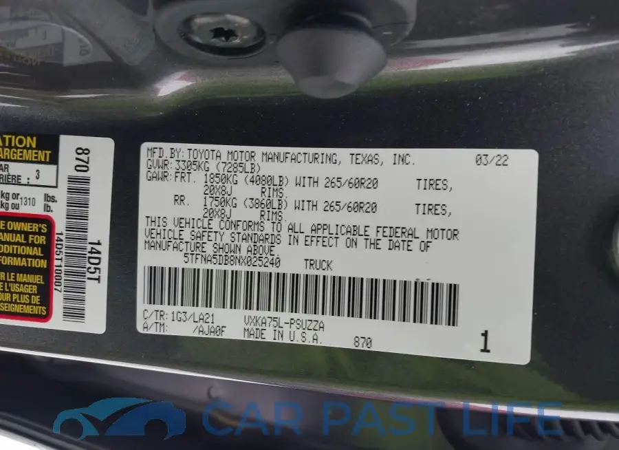 5TFNA5DB8NX025240# 9