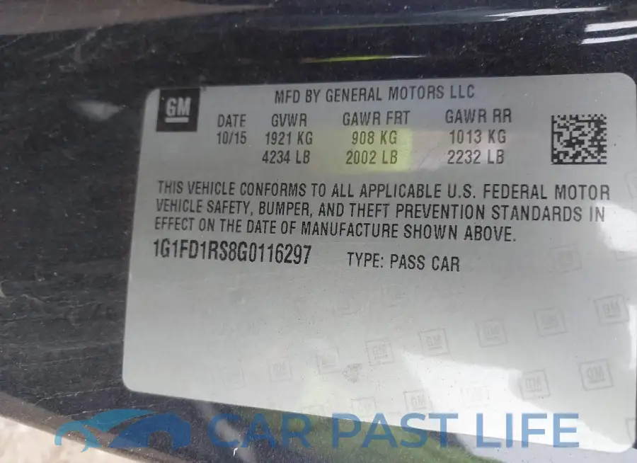 1G1FD1RS8G0116297# 9