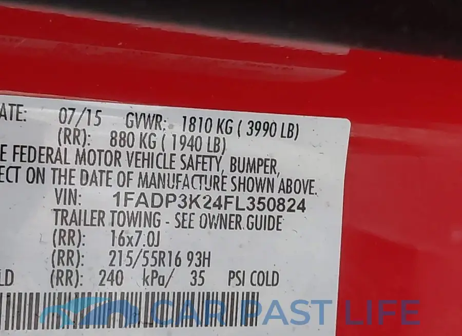 1FADP3K24FL350824# 9