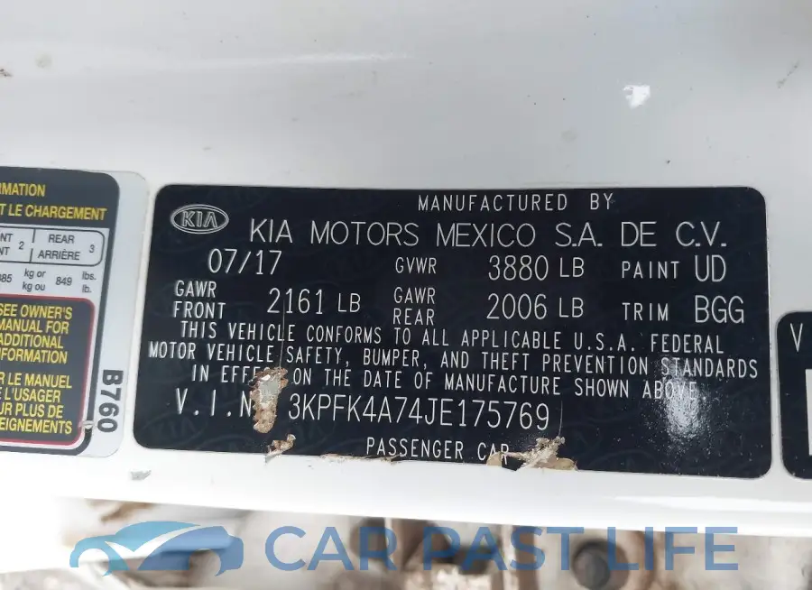 3KPFK4A74JE175769# 9